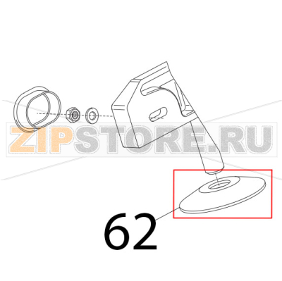 Para acqua grande Sirman Mirra 250 C Para acqua grande Sirman Mirra 250 CЗапчасть на деталировке под номером: 62