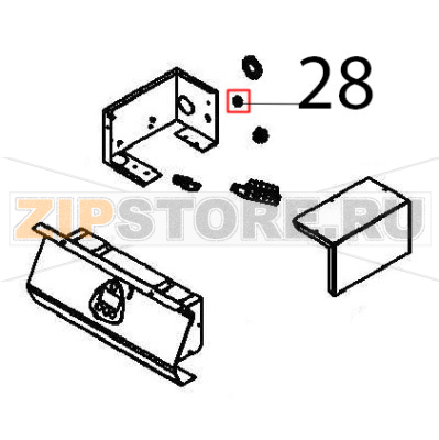 Grommet Ø: 7.5-11.5 Angelo Po 04WPEBV Grommet Ø: 7.5-11.5 Angelo Po 04WPEBVЗапчасть на деталировке под номером: 28