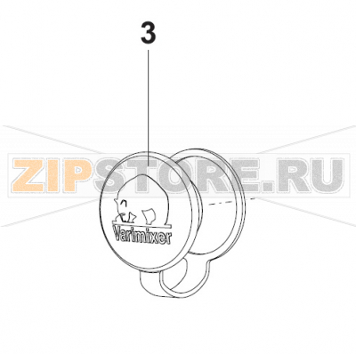 Cover for Attachment Drive - 10L Bear Varimixer RN10 VL-2                                                                              Cover for Attachment Drive - 10L Bear Varimixer RN10 VL-2Запчасть на сборочном чертеже под номером: 3Название запчасти на датском&nbsp;языке: Cover for Attachment Drive - 10L Bear Varimixer RN10 VL-2