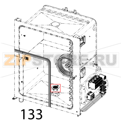 Oven chamber drain filter Tecnoinox EFB10DSL Oven chamber drain filter Tecnoinox EFB10DSLЗапчасть на деталировке под номером: 133