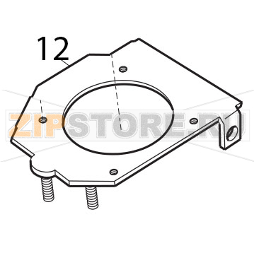 Flangia superiore micro PLL Sirman Apollo Flangia superiore micro PLL Sirman ApolloЗапчасть на деталировке под номером: 12