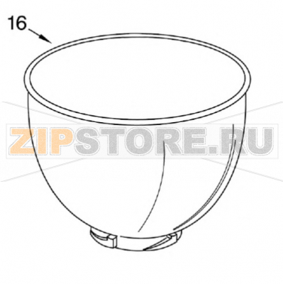Bowl and Base KitchenAid K45 Bowl and Base KitchenAid K45

Запчасть на сборочном чертеже под номером: 16

Название запчасти KitchenAid на английском языке: Bowl and Base KitchenAid K45