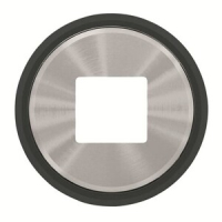 Накладка для зарядного устройства USB, чёрное стекло ABB 2CLA868500A1501