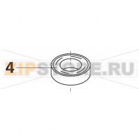 Ball Bearing F/15 6010 2RS1 Bear Varimixer AR40 VL-1S                                                                       