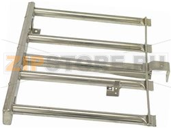 STAINLESS STEEL GAS BURNER 380x470 mm. 