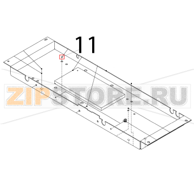 Flange nut Hoshizaki IM-65NE Flange nut Hoshizaki IM-65NEЗапчасть на деталировке под номером: 11