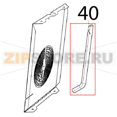 Internal water pipe Unox XVC 205E Internal water pipe Unox XVC 205EЗапчасть на деталировке под номером: 40