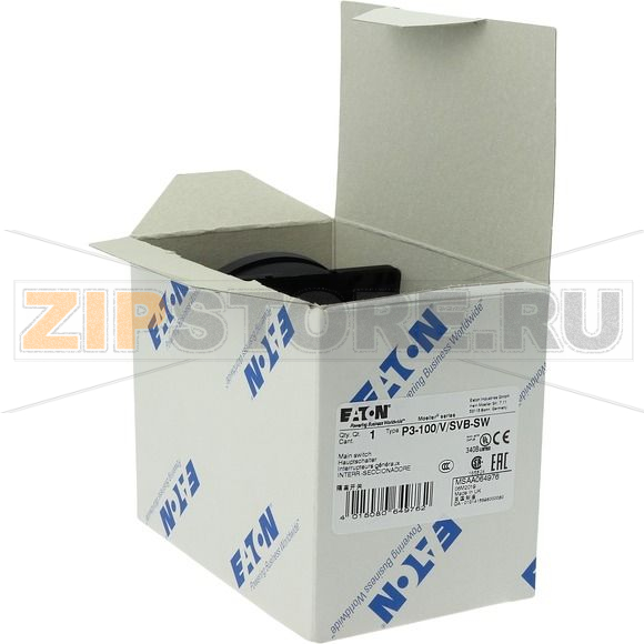 Выключатели главные, P3, 100 A, 3-полюсн Eaton P3-100/V/SVB-SW 