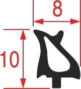 ПРОКЛАДКА ДВЕРЦЫ ДУХОВКИ 400 X 310 ММ