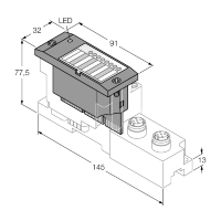 Модуль электронный Turck BL67-2RFID-S