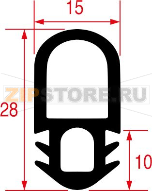 УПЛОТНЕНИЕ ДВЕРИ ПЕЧИ 755X615ММ 