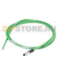 ШИННЫЙ КАБЕЛЬ ДЛЯ ET-ПОДКЛЮЧЕНИЯ, ПРЕДСОБРАН С 1 СТОРОНЫ С СОЕДИНИТЕЛЕМ M8, 4Х-ЖИЛЬНЫЙ, ЭКРАНИРОВАННЫЙ, ДЛИНА 5,0 M Siemens 6ES7194-2LH50-0AC0