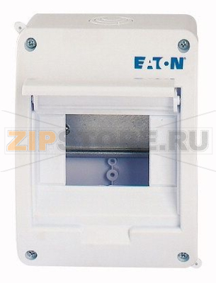 Щит навесного исполнения, 1ряд, 5 модулей, белая дверь, пластик Eaton BC-O-1/5-TW-ECO 
