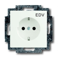 Розетка 16 А, 250 В, белый бархат ABB 2CKA002013A5327