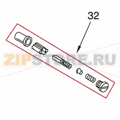 Brush Holder Assembly KitchenAid K45 Brush Holder Assembly KitchenAid K45

Запчасть на сборочном чертеже под номером: 32

Название запчасти KitchenAid на английском языке: Brush Holder Assembly KitchenAid K45