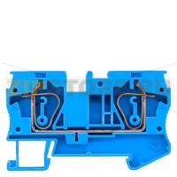 КЛЕММА ПРОХОДНАЯ ПРУЖИННОЕ ПОДСОЕДИНЕНИЕ: 0.5 - 6 MM2, ШИРИНА: 8.2 MM, СИНЯЯ Siemens 8WH2000-0AH01