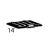 Bottom base cover, black Godex RT200