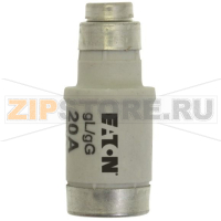 Предохранитель, 35 A, AC 400 В, 50 кА, D02, gR, IEC сверхбыстрый Eaton FUSE-D02 35A GR 400VAC E18