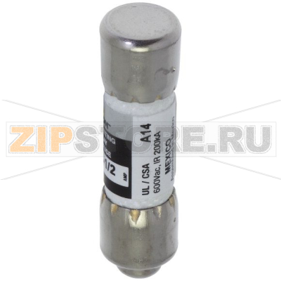 Предохранитель, 1.5 A, AC 600 В, 200 кА, 10x38 мм, 13/32x1-1/2 inch, CC, UL, с задержкой Eaton 
