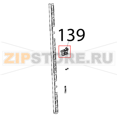 Vasca sifone Unox XBC 1005E Vasca sifone Unox XBC 1005EЗапчасть на деталировке под номером: 139