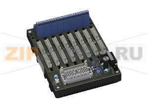 Терминальная панель Termination Board HiDTB08-TRI-AIISD-EL-SC Pepperl+Fuchs SupplyRated voltage24 V DC , in consideration of rated voltage of used isolated barriersVoltage drop0.9 V , voltage drop across the series diode on the termination board must be consideredRipple&le  10  %Fusing2 A , in each case for 8 modulesPower dissipation&le  500 mW , without modulesReverse polarity protectionyesRedundancySupplyRedundancy available. The supply for the modules is decoupled, monitored and fused.Indicators/settingsDisplay elementsLEDs PWR ON (power supply)- LED power supply I, green LED- LED power supply II, green LEDDirective conformityElectromagnetic compatibilityDirective 2014/30/EUEN 61326-1:2013 (industrial locations)ConformityElectromagnetic compatibilityNE 21:2011For further information see system description.Degree of protectionIEC 60529:2001Ambient conditionsAmbient temperature-20 ... 60 °C (-4 ... 140 °F)Storage temperature-40 ... 70 °C (-40 ... 158 °F)Mechanical specificationsDegree of protectionIP20Connectionhazardous area connection (field side): screw terminals, blue safe area connection (control side): ELCO socket, 56-pinMaterialhousing: polycarbonate, 30 % glass fiber reinforcedMassapprox. 600 gDimensions150 x 200 x 163 mm (5.9 x 7.9 x 6.42 inch) , height including module assemblyMountingon 35 mm DIN mounting rail acc. to EN 60715:2001Data for application in connection with hazardous areasEC-Type Examination CertificateCESI 11 ATEX 062Group, category, type of protection II (1)G [Ex ia Ga] IIC  II (1)D [Ex ia Da] IIIC  I (M1) [Ex ia Ma] ISafe areaMaximum safe voltage250 V (Attention! Um is no rated voltage.)Galvanic isolationField circuit/control circuitsafe electrical isolation acc. to IEC/EN 60079-11, voltage peak value 375 VDirective conformityDirective 2014/34/EUEN 60079-0:2012+A11:2013 , EN 60079-11:2012 , EN 50303:2000International approvalsCSA approvalControl drawingsee control drawing of correspoding modulesIECEx approvalIECEx CES 11.0022Approved for[Ex ia Ga] IIC [Ex ia Da] IIIC [Ex ia Ma] I