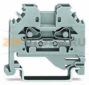 2-проводные проходные клеммы; 4 mm; боковые маркировочные разъемы; для DIN-рейки 35 x 15 и 35 x 7,5; CAGE CLAMP®; 4,00 mm; серые Wago 281-101 Примечание:Terminating Aluminum ConductorsWAGO spring clamp terminal blocks are suitable for solid aluminum conductors up to 4 mm?/12 AWG if WAGO “Alu-Plus” Contact Paste is used for termination.“Alu-Plus” Contact Paste Advantages:Automatically destroys the oxide film during clamping.Prevents fresh oxidation at the clamping point.Prevents electrolytic corrosion between aluminum and copper conductors (in the same terminal block).Provides long-term protection against corrosion....