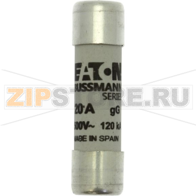 Предохранитель, 20 A, AC 500 В, 120 кА, 10x38 мм, gL/gG, IEC Eaton CYLINDRICAL FUSE 10x38 20A G 