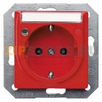 DELTA I-SYSTEM ОРАНЖЕВЫЙ РОЗЕТКА SCHUKO 10A DC/16A AC 250В C БЕЗРЕЗЬБОВЫМИ КОНТАКТНЫМИ ЗАЖИМАМИ С ИНДИКАЦИЕЙ СТАТУСА И ПОЛЕМ ДЛЯ НАДПИСИ ЭЛ.-МЕХ.ЧАСТЬ Siemens 5UB1563