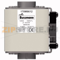 Предохранитель, 1250 A, AC 1000 В, 150 кА, size 3, 74x92x91 мм, aR, IEC UL Eaton FUSE 1250A 10