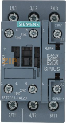 CONTACTOR SIEMENS 3RT20251-AL20 