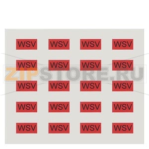 НАКЛЕИВАЮЩИЕСЯ СИМВОЛЫ WSV (20ШТ) Siemens 5UH1086 