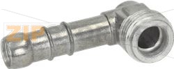 HOSE-END FITTING 90° ø14mm  NAT. GAS 