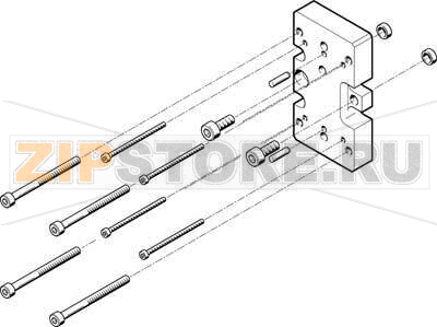 Комплект переходников Festo HAPG-75 