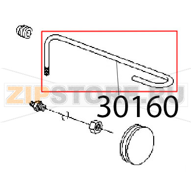 Rampa risciacquo Angelo Po KD130EAT Rampa risciacquo Angelo Po KD130EATЗапчасть на деталировке под номером: 30160