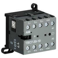 Миниконтактор TBC7-30-10, 12 A, 400 B, AC3, катушка: 50-90 B/DC ABB GJL1313061R5105