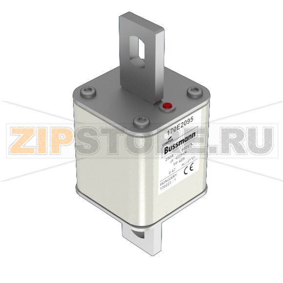 Предохранитель, 250 A, AC 500 В, 55x55x140 мм, aR, IEC с индикатором Eaton FUSE 250A 500V TP 4 
