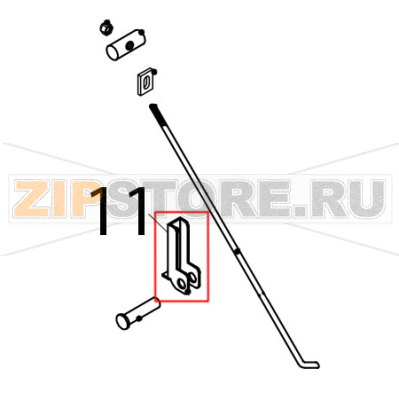 Door support Silanos N700 PS Door support Silanos N700 PSЗапчасть на деталировке под номером: 11