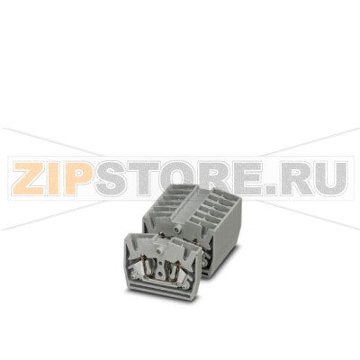 Проходная мини-клемма Phoenix Contact MSB 2,5-M Тип подключения: Пружинный зажим, Сечение: 0,08 мм² - 4 мм², AWG: 28 - 12, Ширина: 5,2 мм, Высота: 22 мм, Цвет: cерый, Тип монтажа: Резьбовой монтаж.Минимальный заказ: 50 шт.Упаковка: 50 шт.