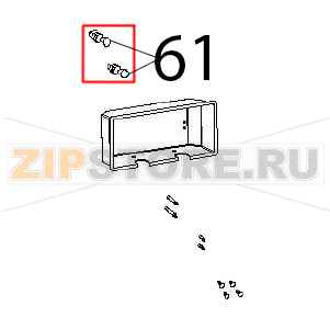 Pin Angelo Po DA51 Pin Angelo Po DA51Запчасть на деталировке под номером: 61