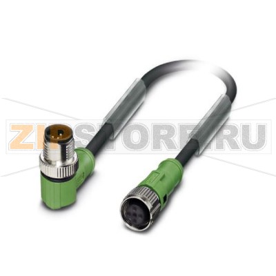 Кабель для датчика / исполнительного элемента Phoenix Contact SAC-5P-MR/ 0,6-PUR/FS SCO 5-полюсн., PUR без галогенов, темно-серый RAL 7021, Штекеры угловой M12-SPEEDCON, А-кодирование, к Гнездо прямое M12-SPEEDCON, А-кодирование, Длина кабеля: 0,6 м.Минимальный заказ: 1 шт.Упаковка: 1 шт.