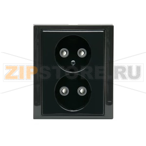 Розетка без заземления 16 А, 230 В, антрацитовая ABB 2TKA00000339 