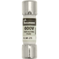 Предохранитель, 25 A, AC 600 В, DC 600 В, 10x38 мм, UL, CSA Eaton LIMITRON FAST ACTING FUSE