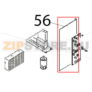 Guard L strip for circuit Angelo Po FM1011E2 Guard L strip for circuit Angelo Po FM1011E2Запчасть на деталировке под номером: 56