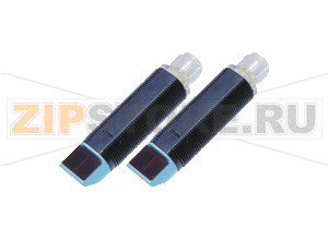 Датчик сквозного луча Thru-beam sensor GA18-S/GK18-S/59/161/166 Pepperl+Fuchs Описание оборудованияThru-beam sensor, M18 threaded housing design, plastic housing, side optical face, 12&nbspm detection range, red light, dark on, AC/DC version, NPN-FET output, micro plug