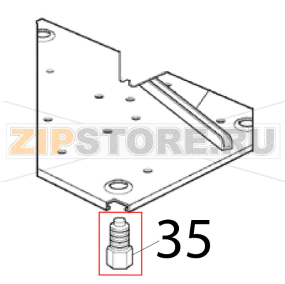 Legs kit Scotsman AC 56 Legs kit Scotsman AC 56Запчасть на деталировке под номером: 35
