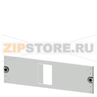 SIVACON S4 SENTRON 3VA cover 3VA12 (up to 250 A) 3-pole Mounting position horizontal fixed mounting, plug-in socket Number of switches 1 Height 150 mm Width 600 mm Siemens 8PQ2015-6BA28