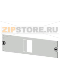SIVACON S4 SENTRON 3VA cover 3VA12 (up to 250 A) 3-pole Mounting position horizontal fixed mounting, plug-in socket Number of switches 1 Height 150 mm Width 600 mm Siemens 8PQ2015-6BA28