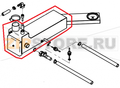 Condenser, tabletop model with overflow on left complete P3 CONVOTHERM OES 10.10    Condenser, tabletop model with overflow on left complete P3 CONVOTHERM OES 10.10Запчасть на сборочном чертеже под номером: 123Название запчасти на английском&nbsp;языке: Condenser, tabletop model with overflow on left complete P3 CONVOTHERM OES 10.10