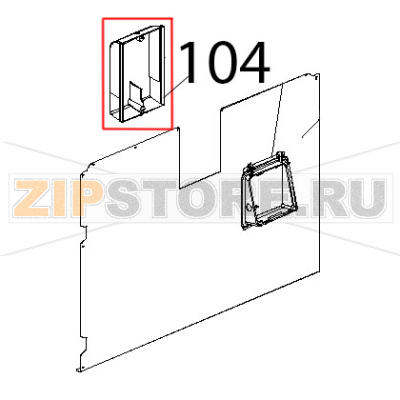 Protezione ventola raffredamento CT-BT Unox XVC 515G Protezione ventola raffredamento CT-BT Unox XVC 515GЗапчасть на деталировке под номером: 104