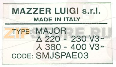 ЭТИКЕТКА ДВИГАТЕЛЯ SJ 220/380В 50ГЦ Motor label SJ 220/380V 50Hz Mazzer Major

Запчасть на сборочном чертеже под номером: 30

Название запчасти Mazzer на английском языке: Motor label SJ 220/380V 50Hz Mazzer Major